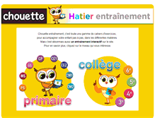 Tablet Screenshot of chouette-hatier.com